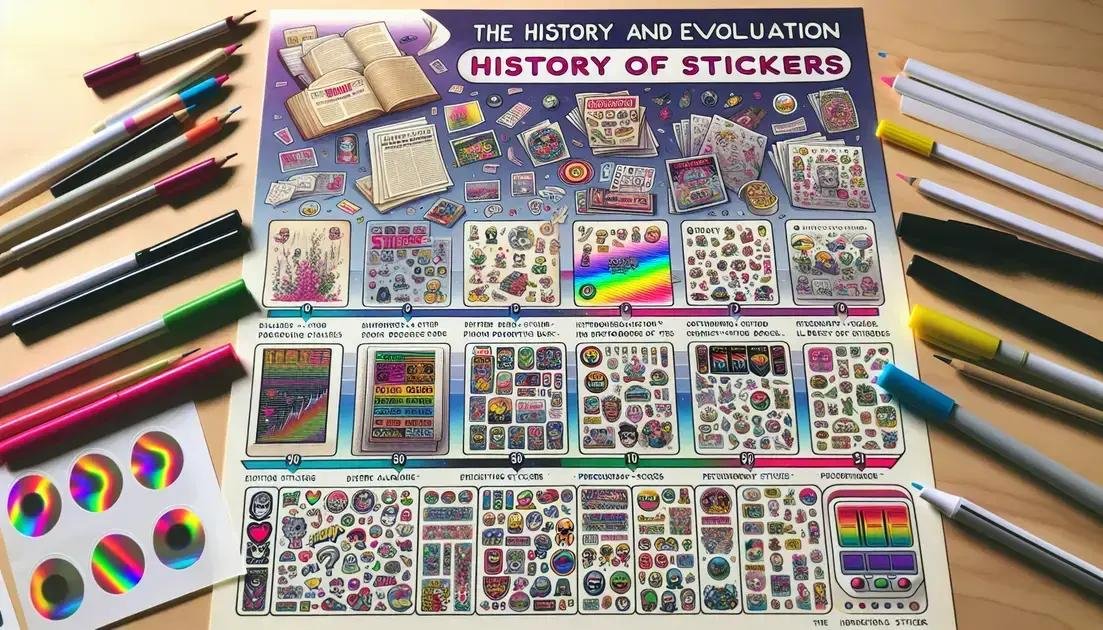 História e evolução das figurinhas stickers