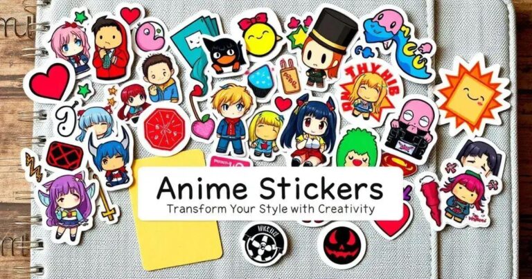 Adesivo de Anime: Transforme Seu Estilo com Criatividade