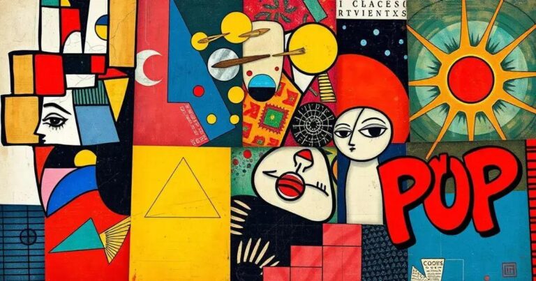 Explore os principais movimentos artísticos do século XX e suas influências