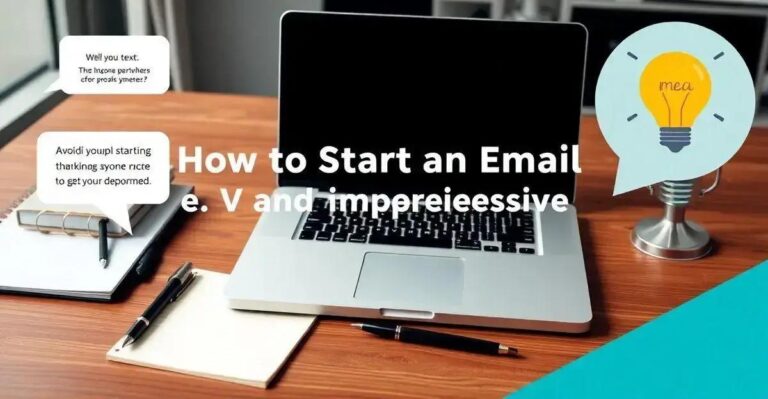 Como começar um email de forma eficaz e impressionante