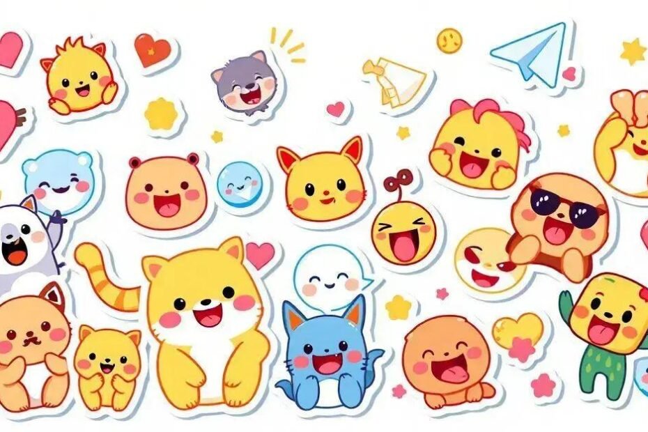 Pack de stickers divertidos para Telegram: Explore a diversão instantânea!