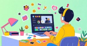 Como integrar stickers em vídeos para redes sociais de forma criativa