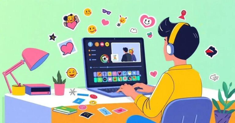 Como integrar stickers em vídeos para redes sociais de forma criativa