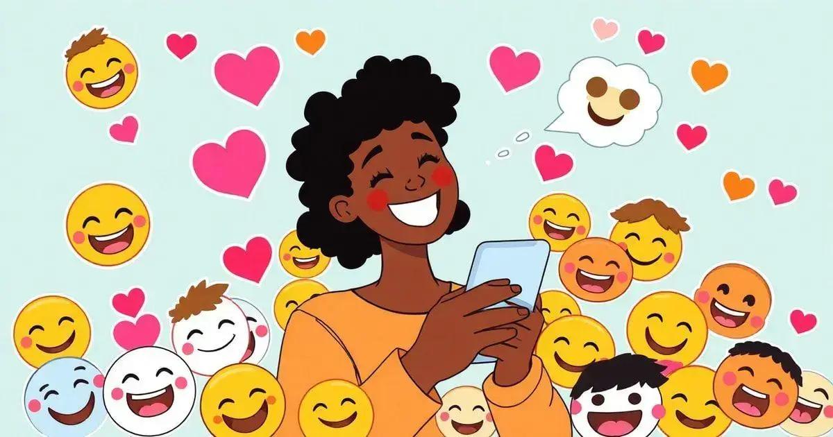Como stickers podem ajudar a expressar sentimentos