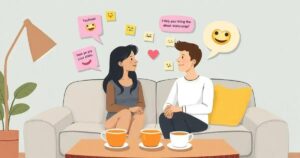 Como usar figurinhas em conversas difíceis de relacionamento