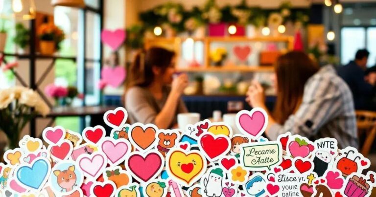 Como Utilizar Stickers para Dar Dicas de Encontros Incríveis