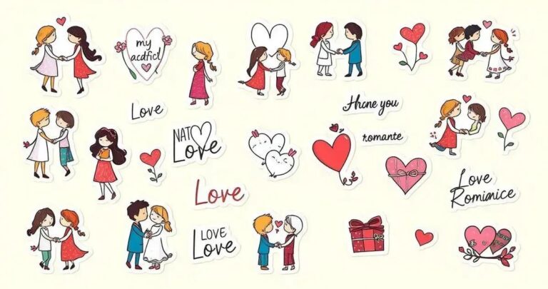 Frases Para Stickers Românticos Para Casais: Apaixone-se!