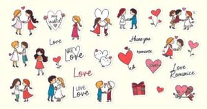 Frases Para Stickers Românticos Para Casais: Apaixone-se!