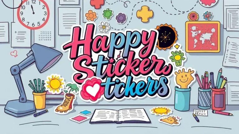 Técnicas de hand lettering para criar figurinhas personalizadas incríveis