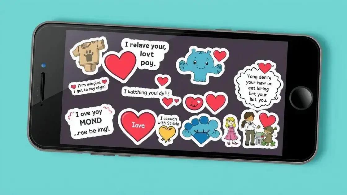 Como personalizar stickers para o seu parceiro Como personalizar stickers para o seu parceiro